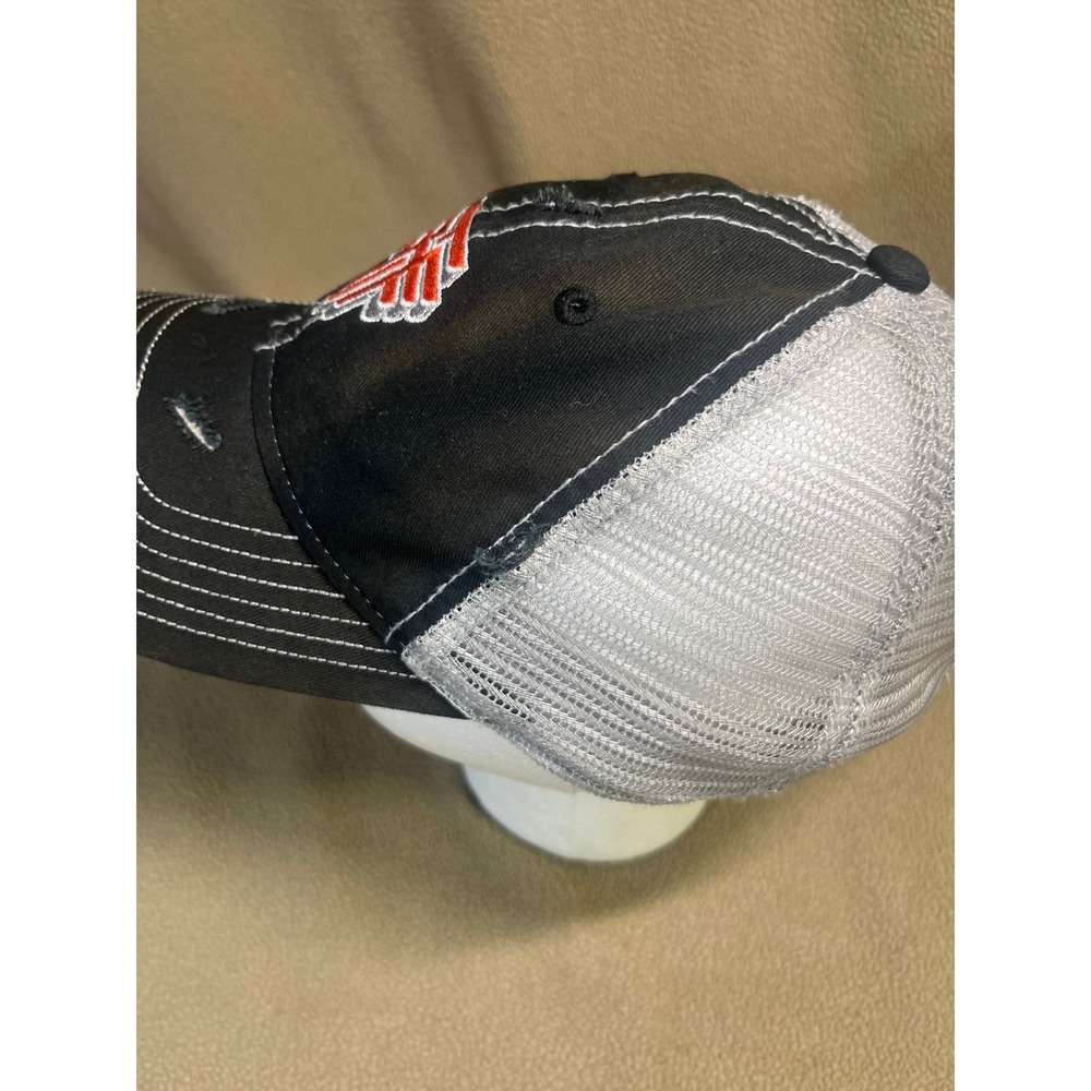 Tim Hawkins Hat Cap Snap Back Black Distressed Trucker Adjustable - Picture 8 of 15